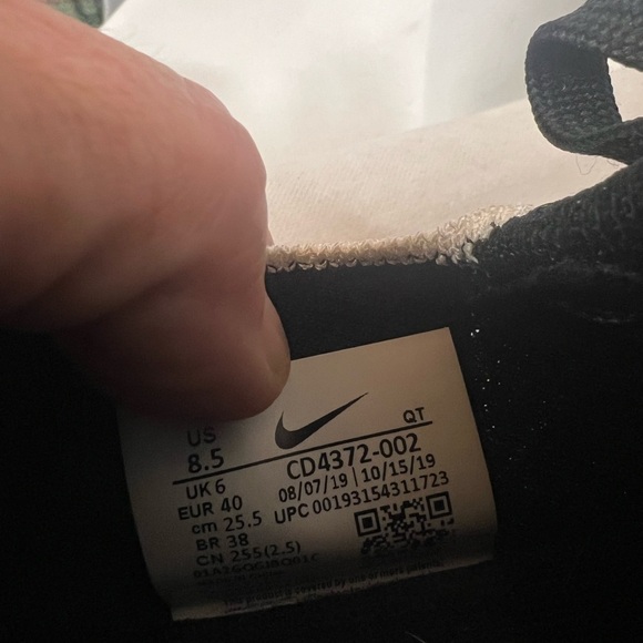 NIke React Infinity Run Women's 8.5 Black CD4372-002 Athletic Running Sneakers - Picture 5 of 6